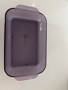 Vintage Pyrex Amethyst Glass Rectangle Dish